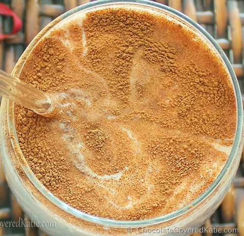 eggnog protein shake eggnog protein shake