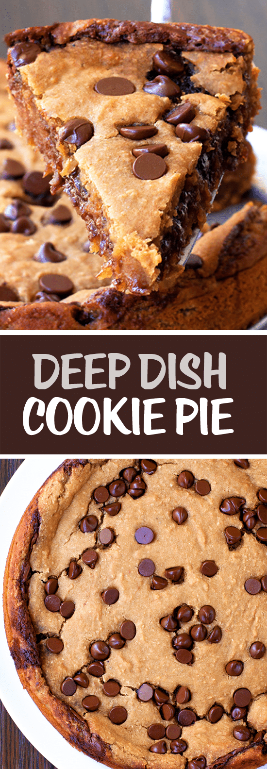 Secretly Healthy Deep Dish Cookie Pie Recipe (Vegan) Secretly Healthy Deep Dish Cookie Pie Recipe (Vegan)