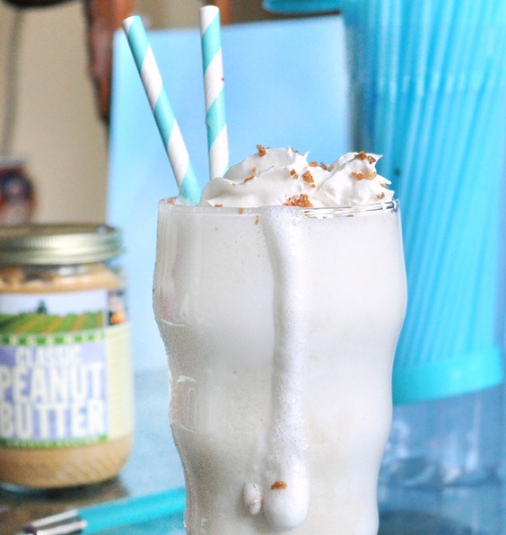 vegan peanut butter milkshake