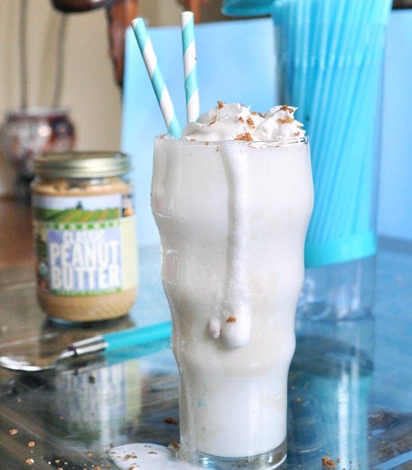 vegan peanut butter milkshake