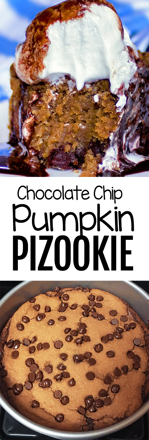 Gooey Chocolate Chip Pumpkin Pizookie Pie Gooey Chocolate Chip Pumpkin Pizookie Pie