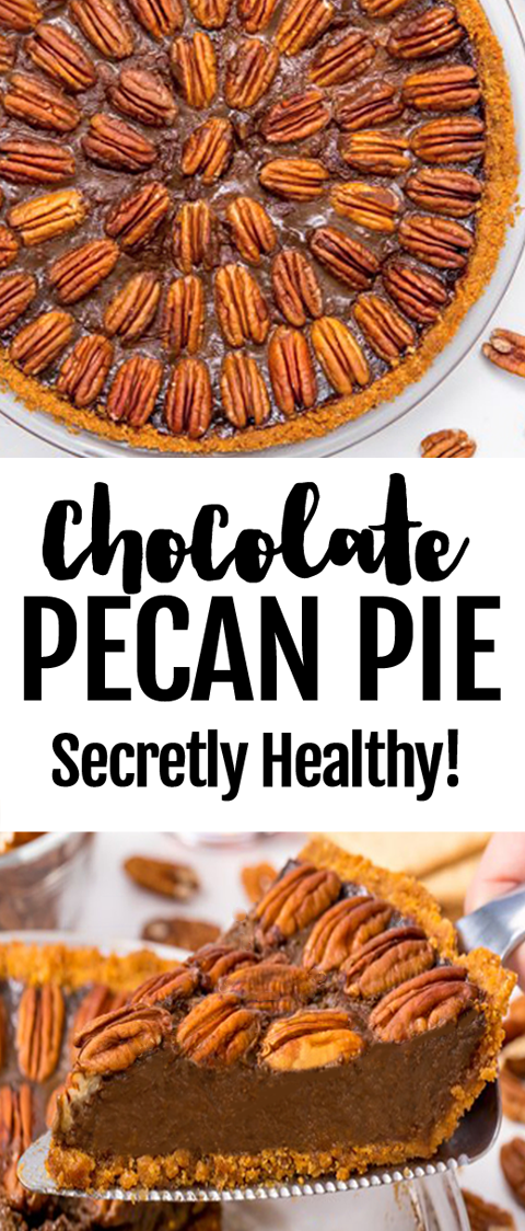 Secretly Healthy Chocolate Pecan Pie Recipe Secretly Healthy Chocolate Pecan Pie Recipe