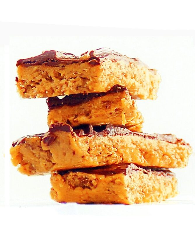 Healthy Butterfinger Bars