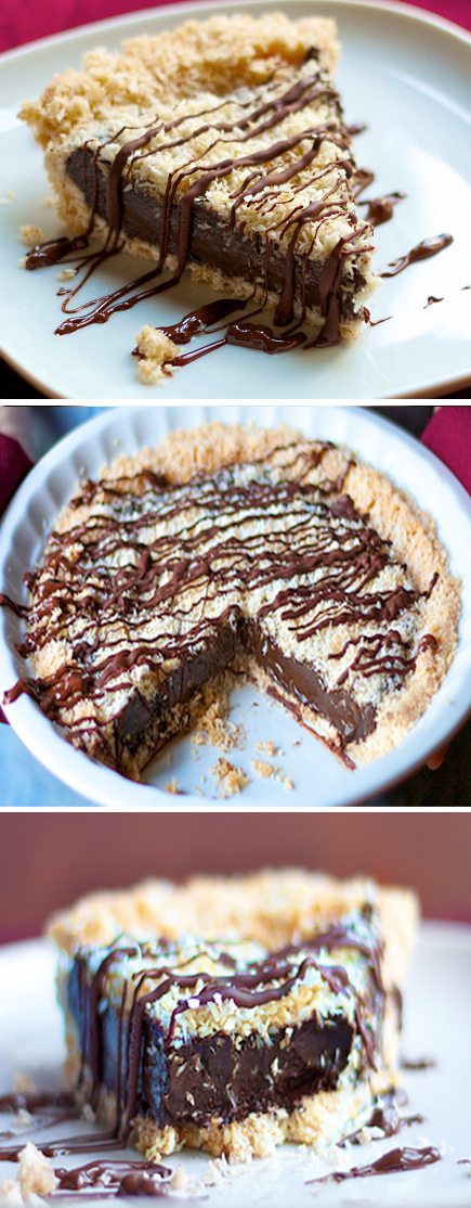 This creamy & no-bake chocolate pie is an instant favorite of everyone who tries it! This creamy & no-bake chocolate pie is an instant favorite of everyone who tries it!