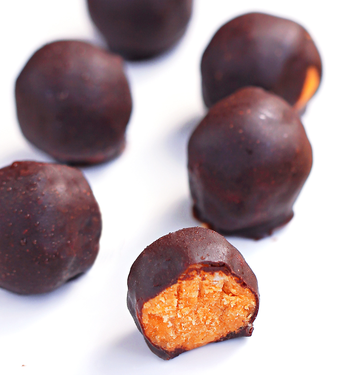 Pumpkin Chocolate No Bake Bites Pumpkin Chocolate No Bake Bites