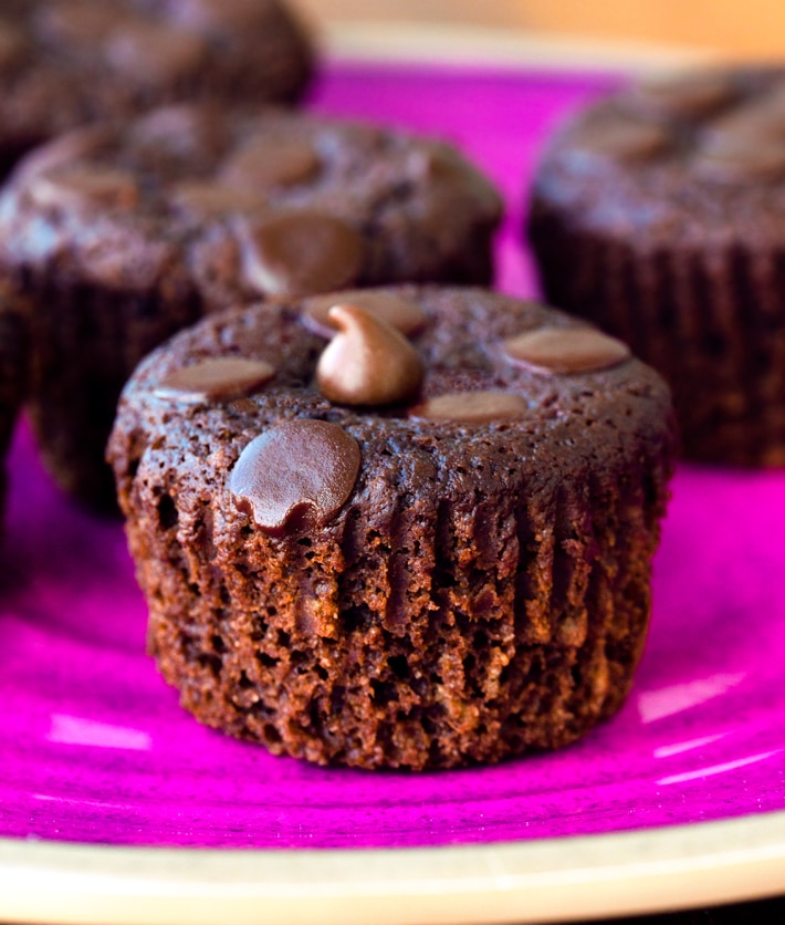 Healthy Vegan Chocolate Muffins Healthy Vegan Chocolate Muffins