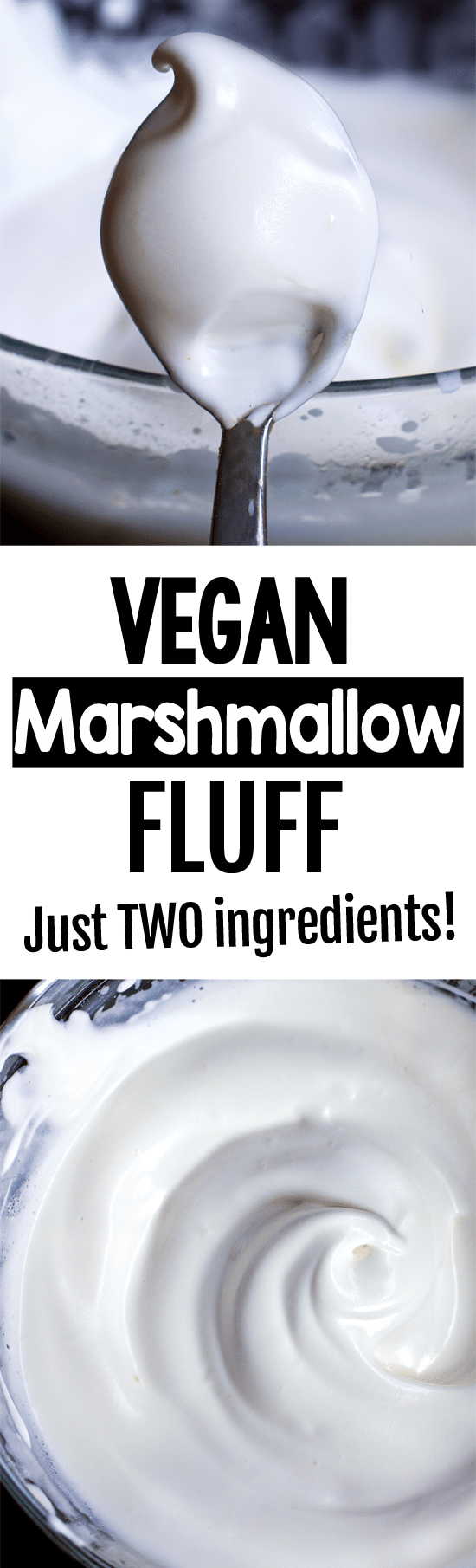 Easy Two Ingredient Vegan Marshmallow Fluff Recipe Easy Two Ingredient Vegan Marshmallow Fluff Recipe