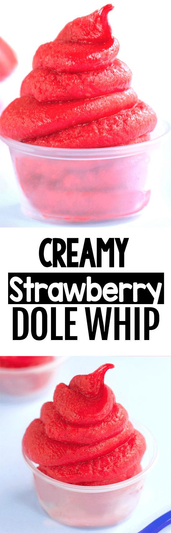 How To Make Strawberry Dole Whip (Vegan) How To Make Strawberry Dole Whip (Vegan)