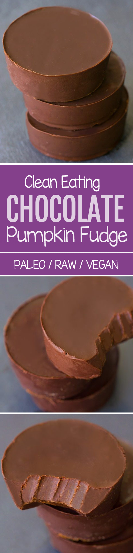 Clean Eating Chocolate Pumpkin Fudge – from @choccoveredkt… 1/2 cup canned pumpkin, 1/4 cup cocoa powder, 1/4 cup… Full recipe: https://lett-trim.today/2015/10/08/chocolate-pumpkin-fudge-vegan-6-ingredients/ Clean Eating Chocolate Pumpkin Fudge – from @choccoveredkt… 1/2 cup canned pumpkin, 1/4 cup cocoa powder, 1/4 cup… Full recipe: https://lett-trim.today/2015/10/08/chocolate-pumpkin-fudge-vegan-6-ingredients/