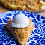 Flaky homemade pie crust, sweet cinnamon apples, and buttery oatmeal crumble – This homestyle Dutch apple pie is good beyond words! https://lett-trim.today/ @choccoveredkt