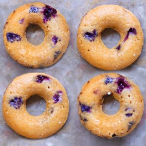 Healthy Blueberry Baked Donuts Recipe