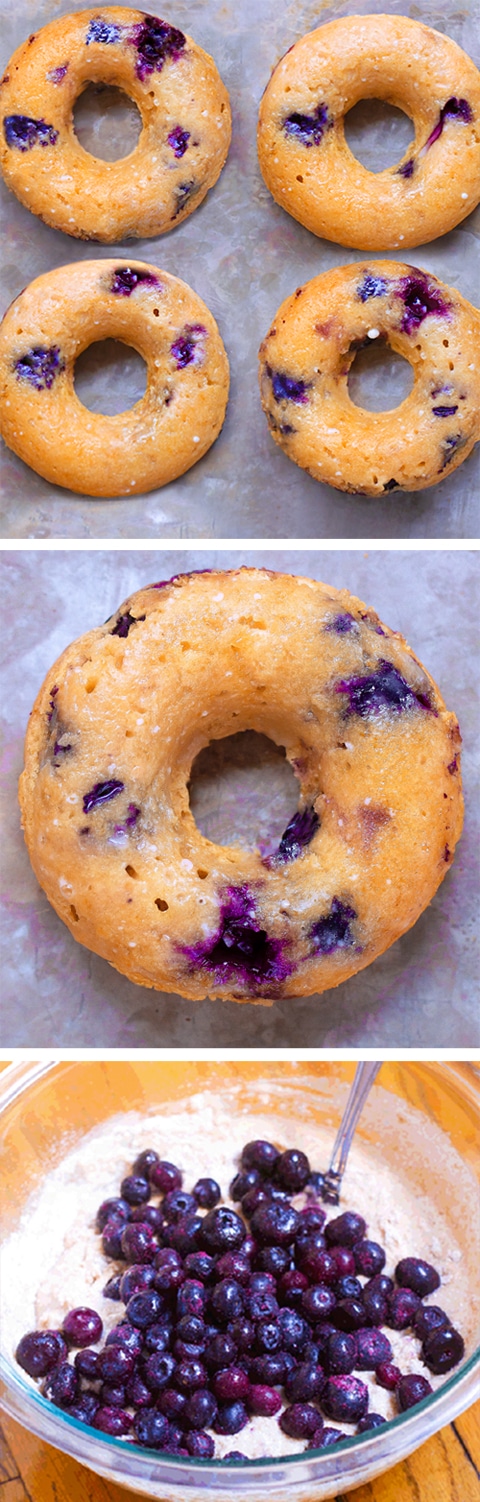 Secretly Healthy Baked Blueberry Donuts Recipe Secretly Healthy Baked Blueberry Donuts Recipe