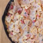A rich and ultra creamy pasta recipe, without all the unhealthy fat and calories - This delicious one-pot meal is a weeknight staple - We never have any leftovers! @choccoveredkt https://lett-trim.today