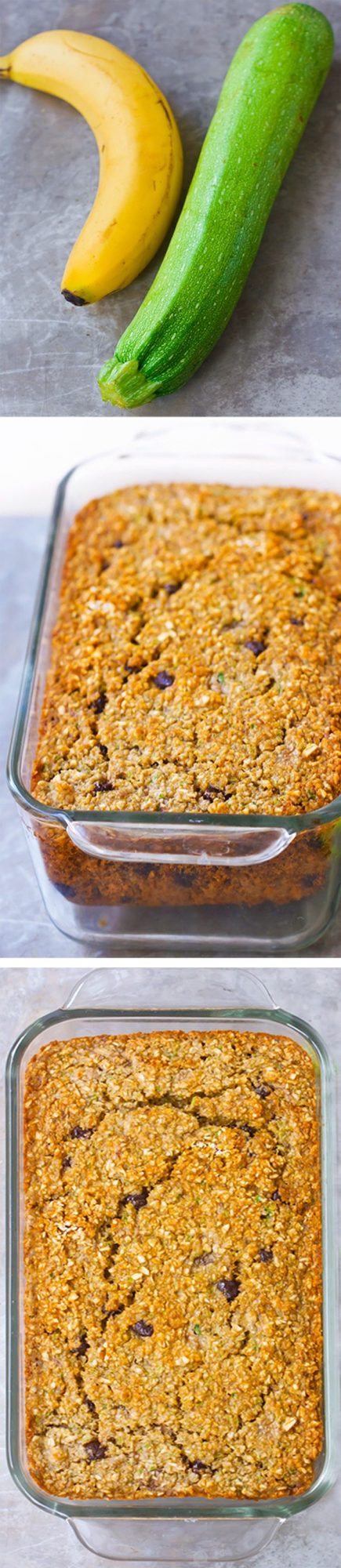 Zucchini Banana Bread – Deliciously soft homemade banana bread, with gooey chocolate chips in each bite... The zucchini adds incredible moisture, without all the fat! @choccoveredkt https://lett-trim.today Zucchini Banana Bread – Deliciously soft homemade banana bread, with gooey chocolate chips in each bite... The zucchini adds incredible moisture, without all the fat! @choccoveredkt https://lett-trim.today