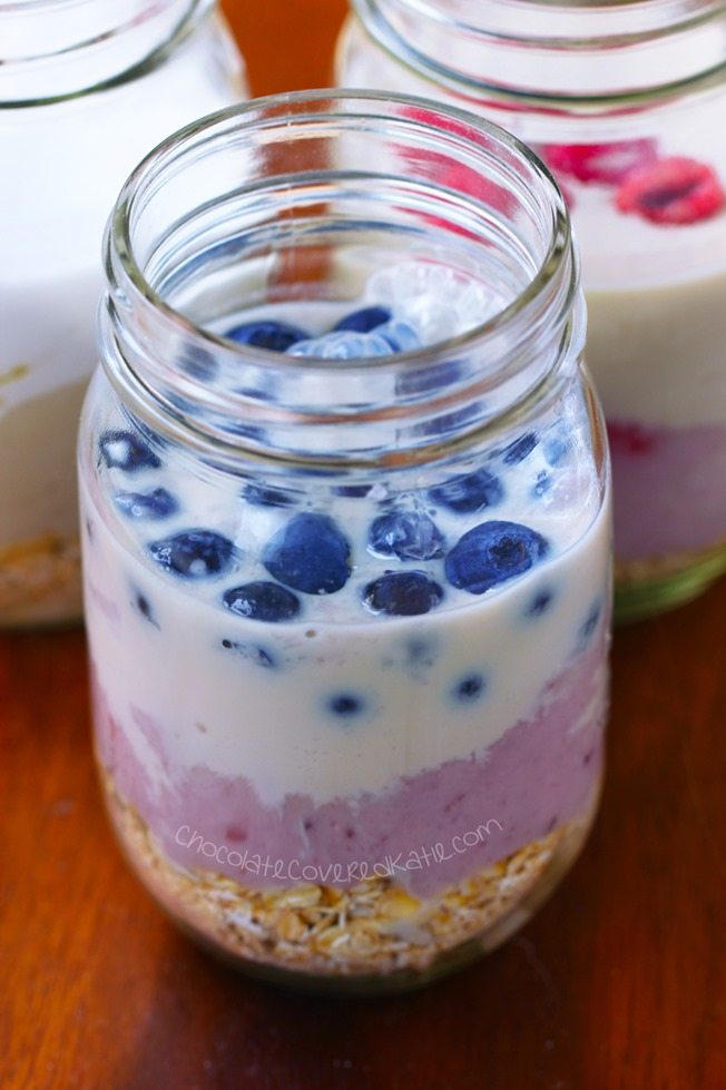 overnight oats in a jar overnight oats in a jar