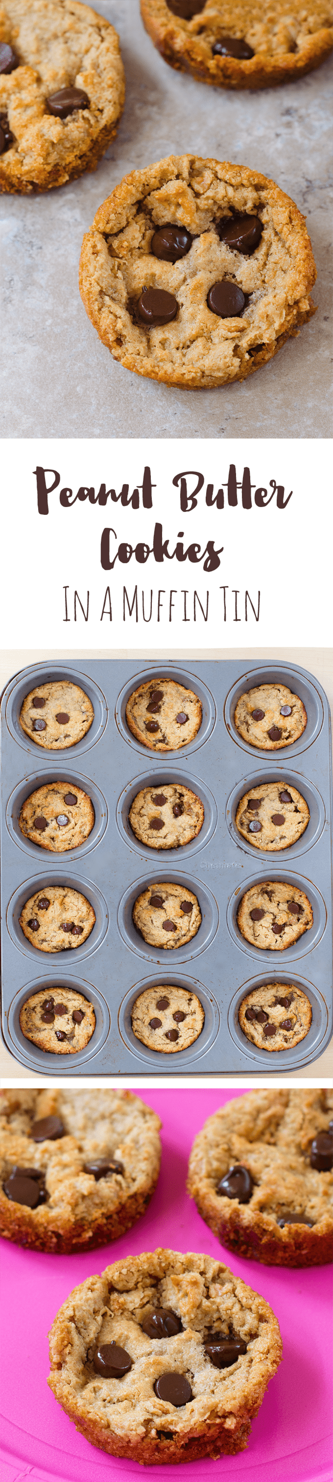 Peanut Butter Cookies - Ingredients: 1/2 cup peanut butter, 1/2 tsp vanilla extract, 1/4 tsp baking soda, 2 tbsp... Full recipe: https://lett-trim.today/2016/08/01/peanut-butter-cookies-muffin-tin/ @choccoveredkt