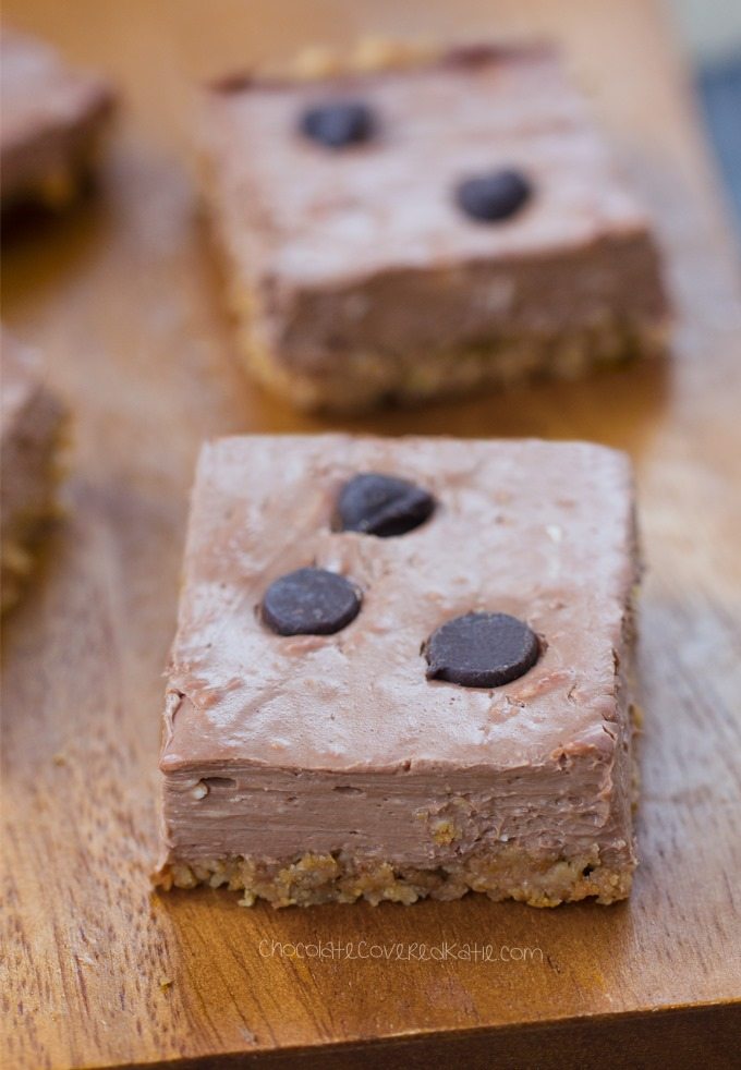 Chocolate Mousse Cheesecake Bars - Ingredients: 1/4 cup cocoa powder, 2/3 cup yogurt, 1/2 tsp vanilla, 1 tsp... Full recipe: https://lett-trim.today/2016/08/18/chocolate-mousse-cheesecake-bars/ @choccoveredkt Chocolate Mousse Cheesecake Bars - Ingredients: 1/4 cup cocoa powder, 2/3 cup yogurt, 1/2 tsp vanilla, 1 tsp... Full recipe: https://lett-trim.today/2016/08/18/chocolate-mousse-cheesecake-bars/ @choccoveredkt