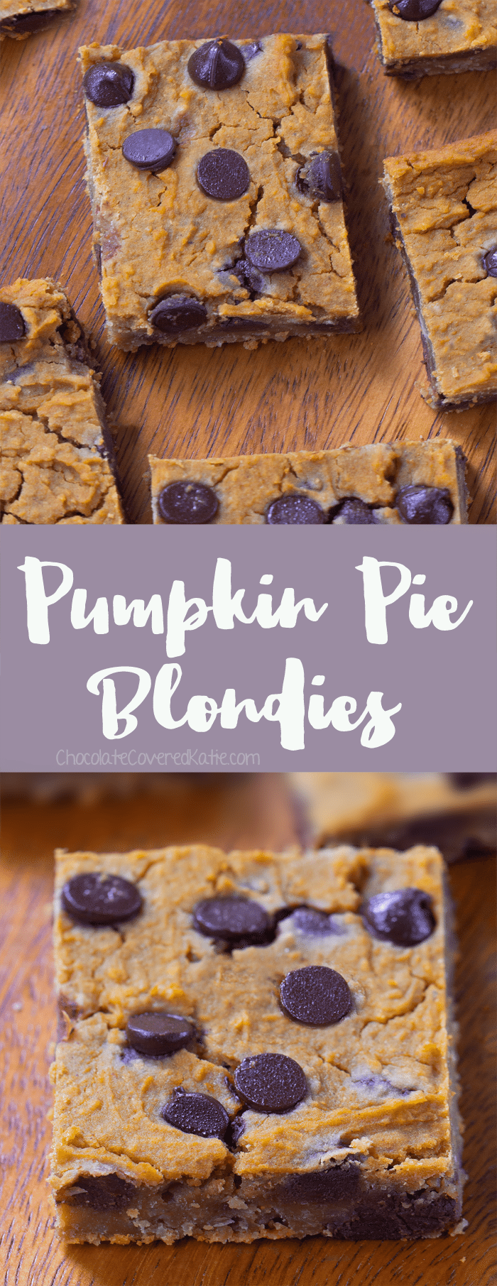 Pumpkin Blondies - from @choccoveredkt... Ingredients: 1 cup canned pumpkin, 1/4 cup rolled oats, 2 tsp vanilla, 1/2 tbsp... Full recipe: https://lett-trim.today/2016/09/12/pumpkin-blondies-chocolate-chip-vegan/ Pumpkin Blondies - from @choccoveredkt... Ingredients: 1 cup canned pumpkin, 1/4 cup rolled oats, 2 tsp vanilla, 1/2 tbsp... Full recipe: https://lett-trim.today/2016/09/12/pumpkin-blondies-chocolate-chip-vegan/
