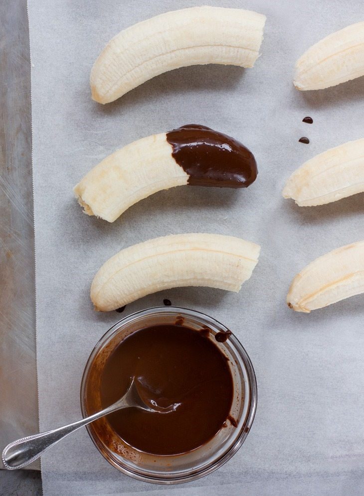 chocolate dipped bananas chocolate dipped bananas