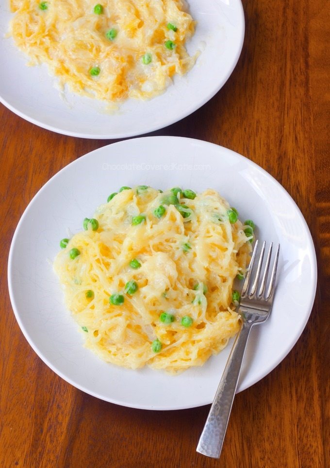 spaghetti squash alfredo spaghetti squash alfredo