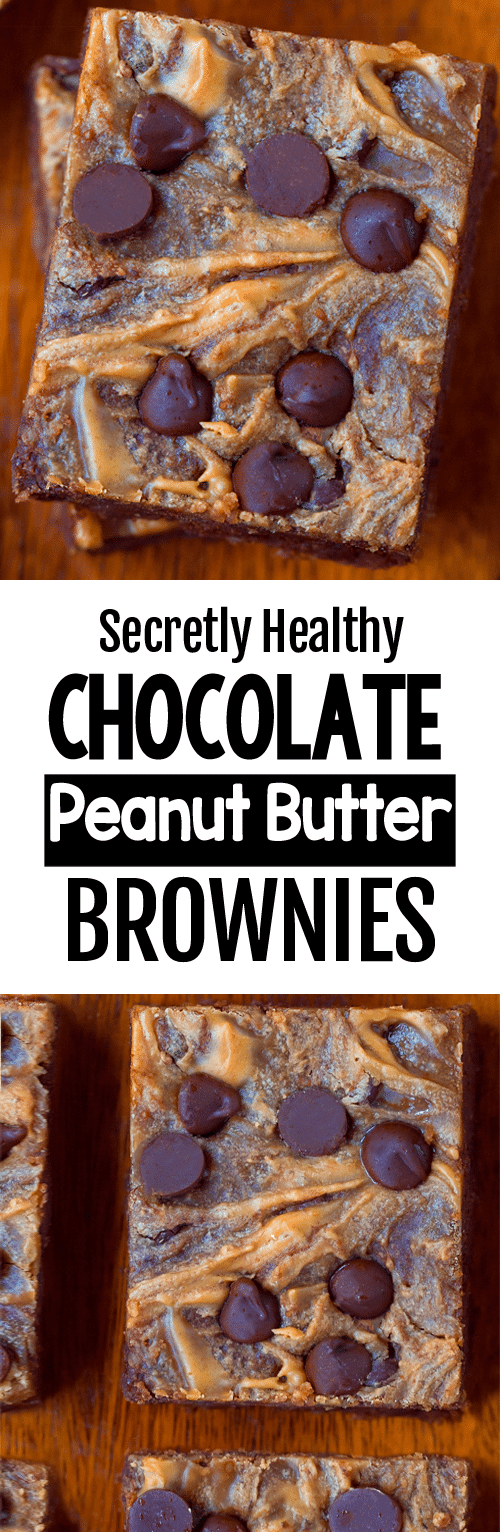 Secretly Healthy Peanut Butter Swirl Brownie Recipe Secretly Healthy Peanut Butter Swirl Brownie Recipe