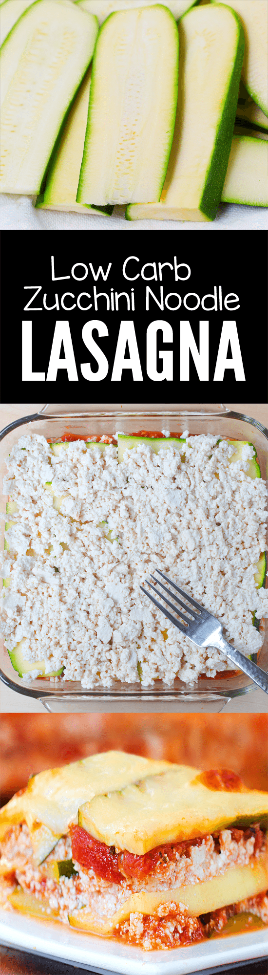 Zucchini stands in for the noodles in this easy lightened-up zucchini lasagna recipe from @choccoveredkt Zucchini stands in for the noodles in this easy lightened-up zucchini lasagna recipe from @choccoveredkt