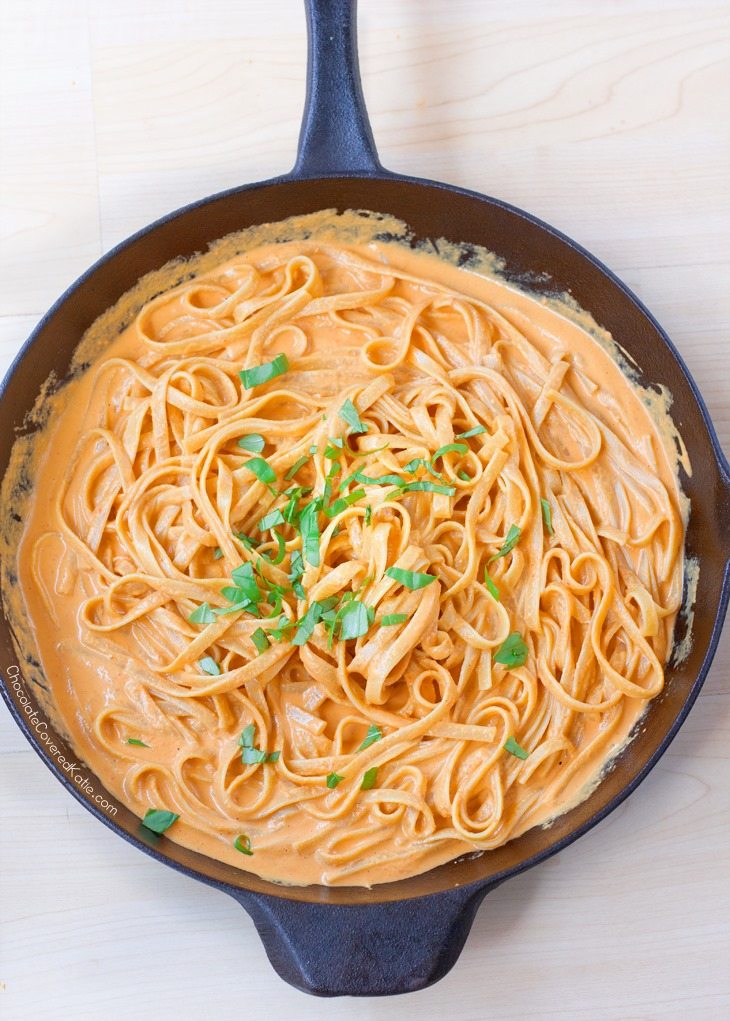 Red Pepper Alfredo Pasta Red Pepper Alfredo Pasta
