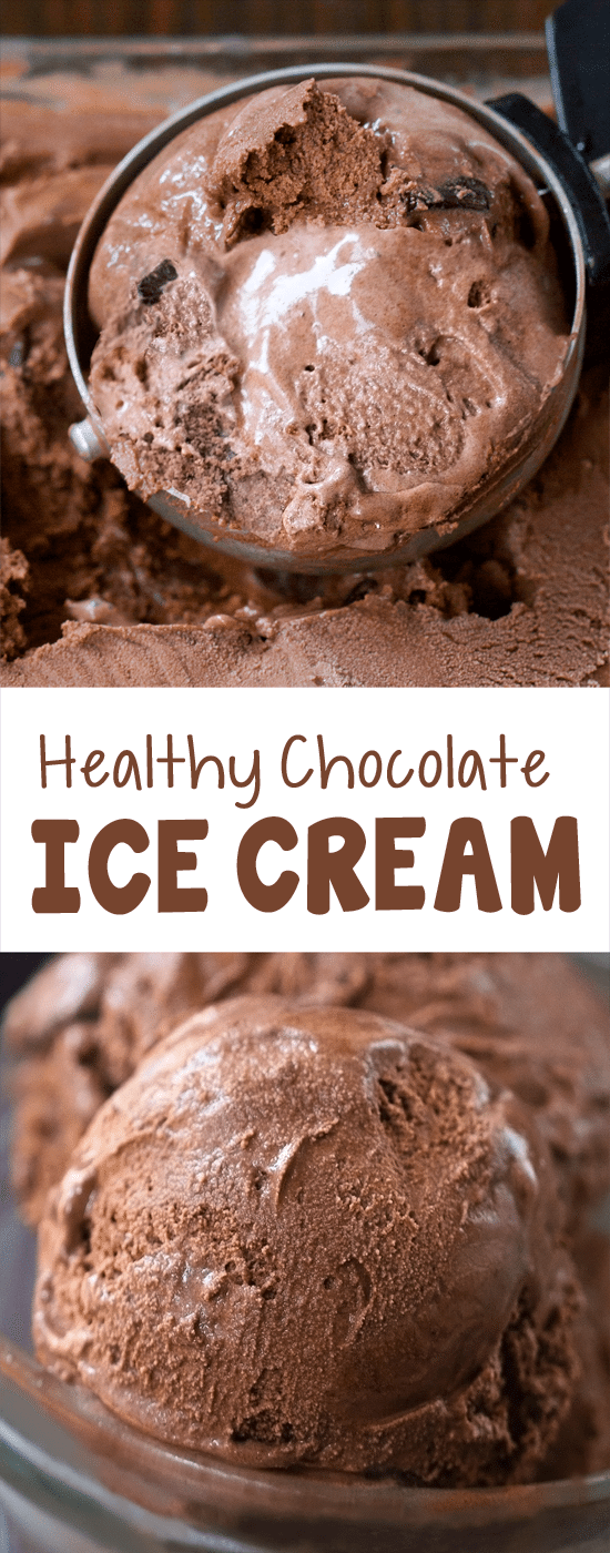 Every time I make this healthy chocolate ice cream recipe, I can’t stop eating it from the blender! Every time I make this healthy chocolate ice cream recipe, I can’t stop eating it from the blender!