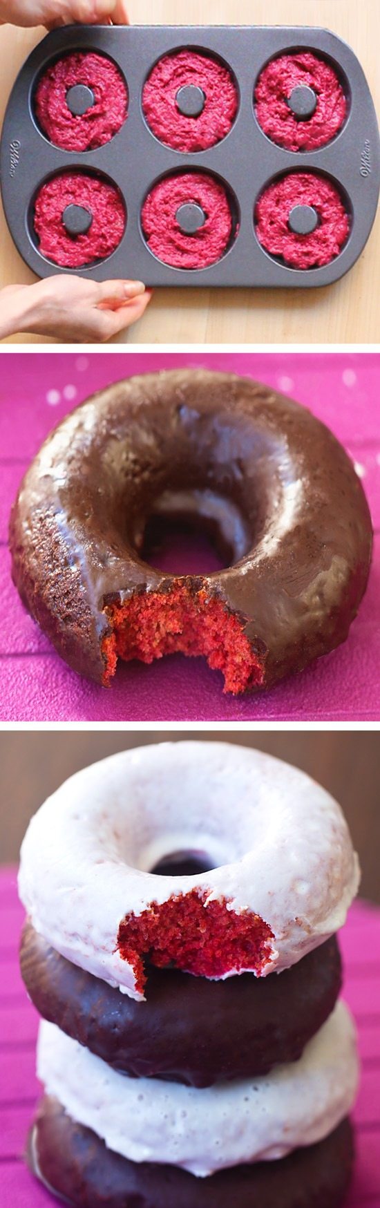 A good-for-you alternative to Dunkin Donuts, they are baked instead of fried and have no food coloring or refined sugars! A good-for-you alternative to Dunkin Donuts, they are baked instead of fried and have no food coloring or refined sugars!