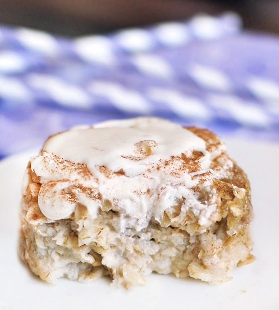 cinnamon roll baked oatmeal cinnamon roll baked oatmeal