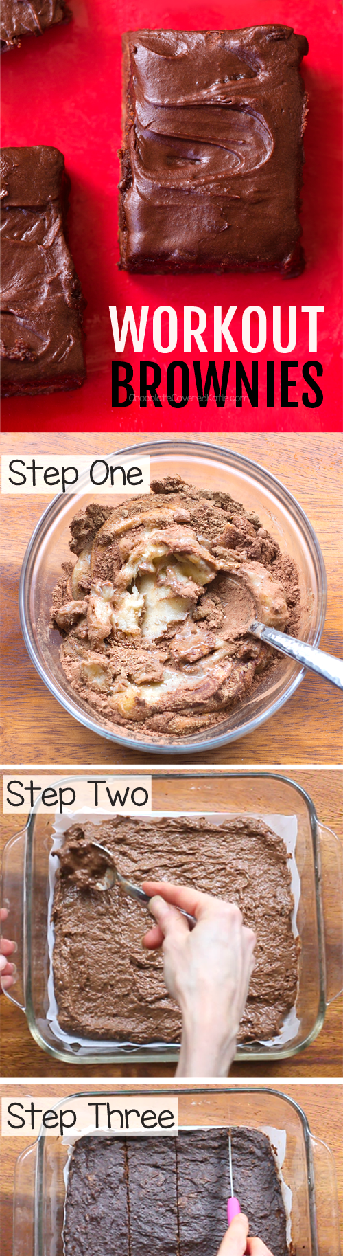 Secretly Healthy Chocolate Workout Brownies