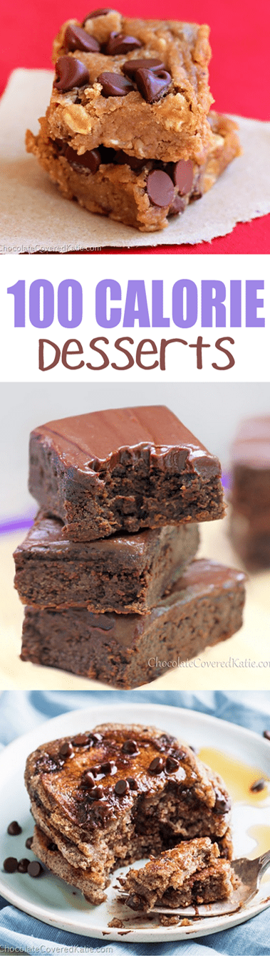 100 calorie recipes, including breakfast and dessert recipes