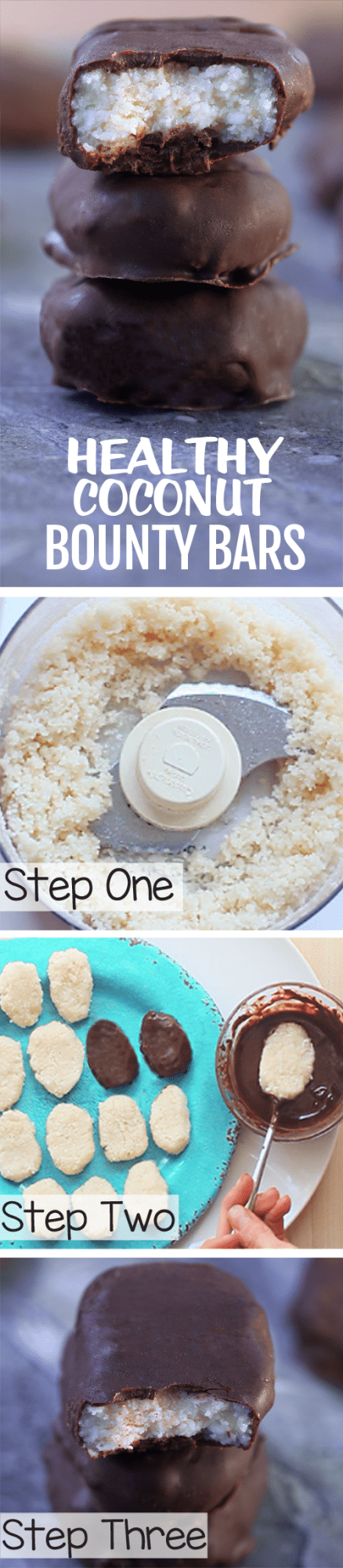 Homemade Coconut Bounty Bars, super easy to make at home, with just a few ingredients Homemade Coconut Bounty Bars, super easy to make at home, with just a few ingredients