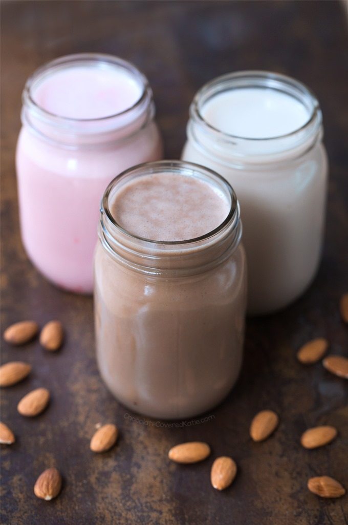 homemade almond milk homemade almond milk