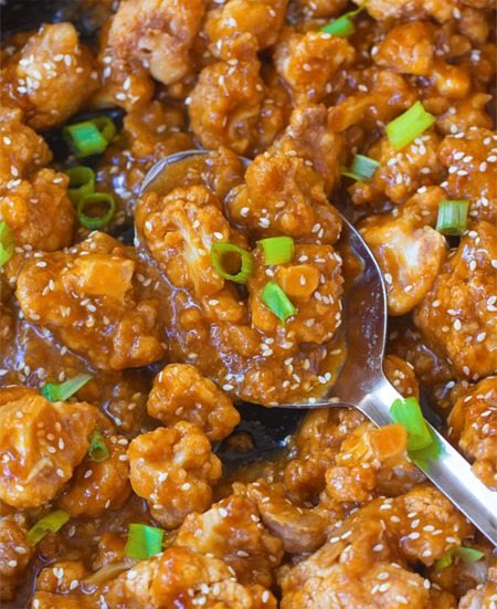 sesame cauliflower sesame cauliflower