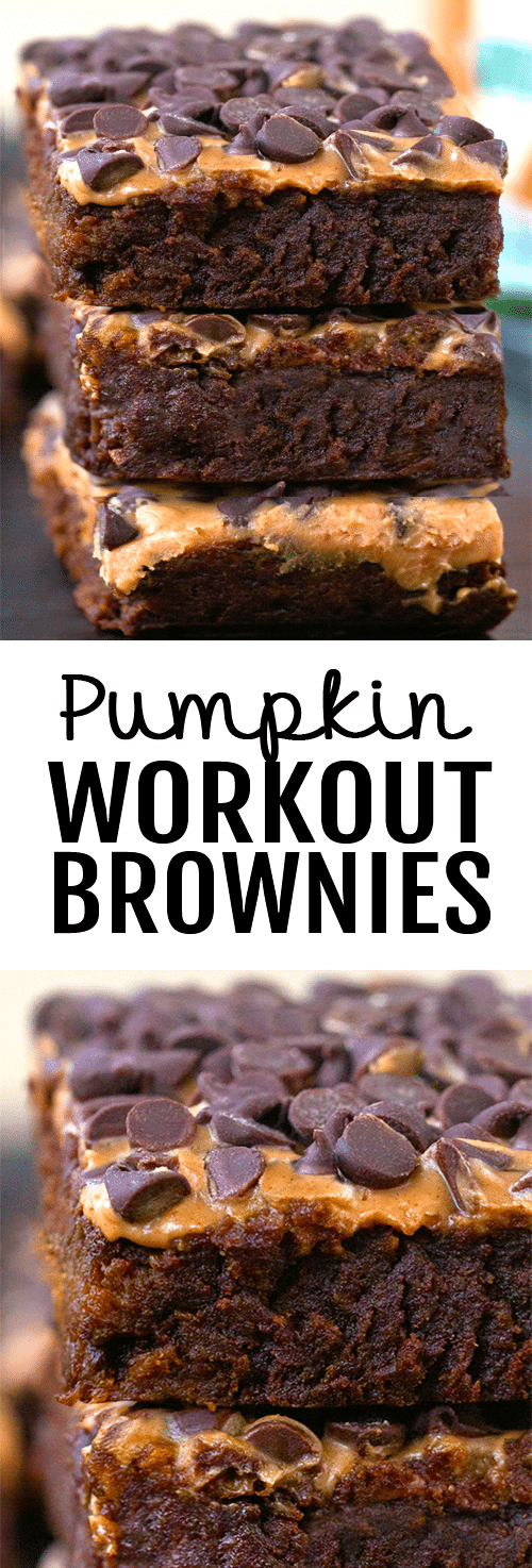 The BEST Healthy Chocolate Pumpkin Workout Brownie Recipe The BEST Healthy Chocolate Pumpkin Workout Brownie Recipe