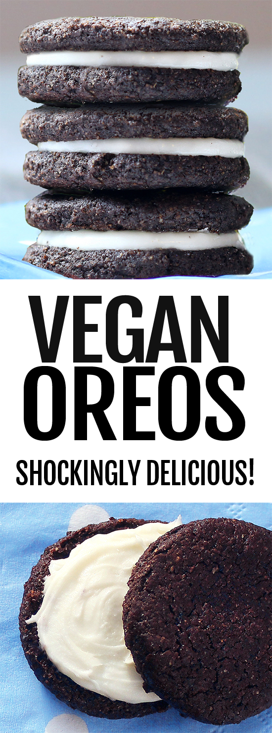 THE BEST EASY VEGAN OREOS