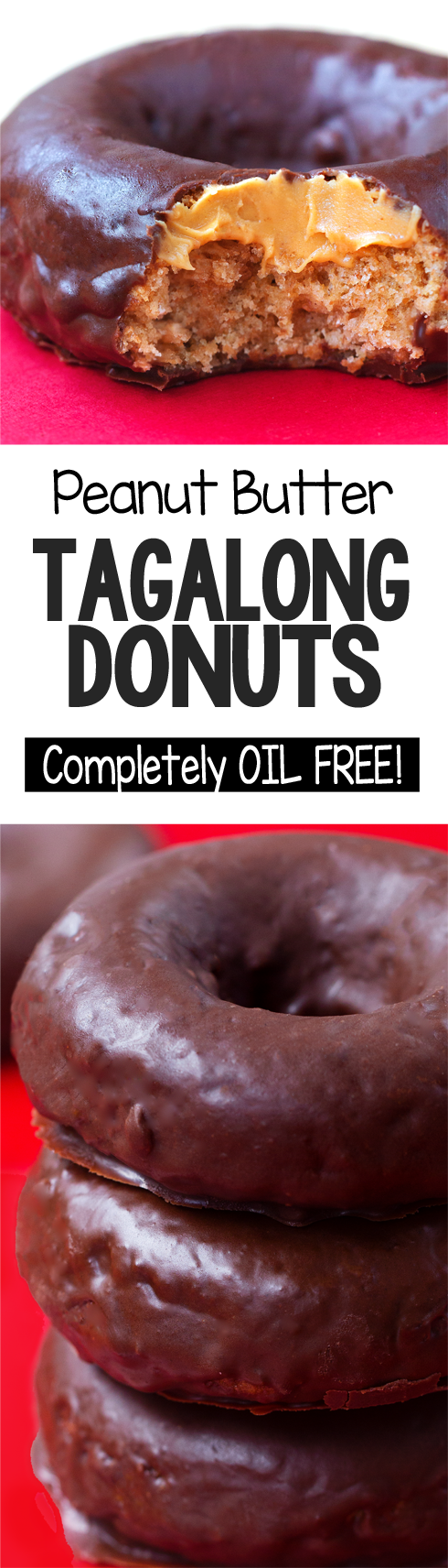 Super Healthy Peanut Butter Tagalong Girl Scout Cookie Donuts Super Healthy Peanut Butter Tagalong Girl Scout Cookie Donuts