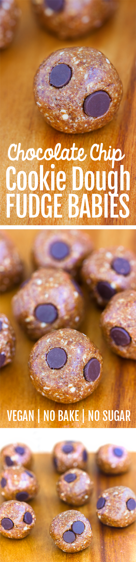Chocolate Chip Cookie Dough Energy Bites! Chocolate Chip Cookie Dough Energy Bites!