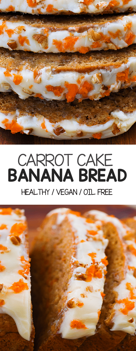 Secretly Healthy Carrot Cake Banana Bread Recipe Secretly Healthy Carrot Cake Banana Bread Recipe (Vegan)