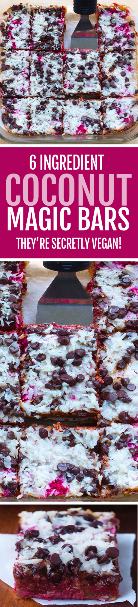 Coconut Magic Bars (Vegan, 6 Ingredients) Coconut Magic Bars (Vegan, 6 Ingredients)