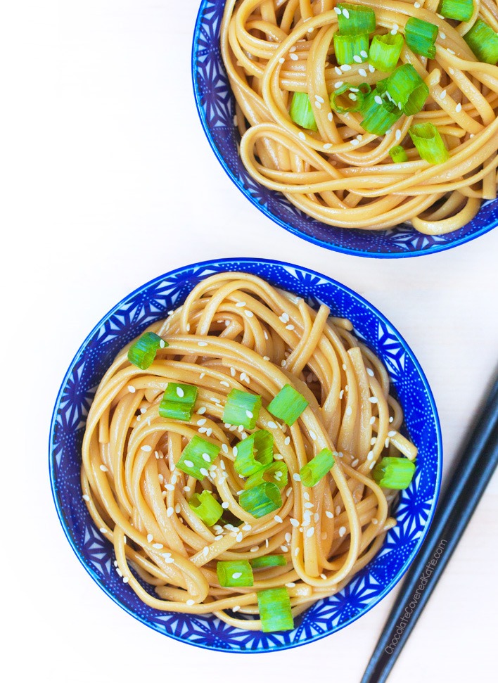 Healthy Vegan Sesame Noodles Healthy Vegan Sesame Noodles