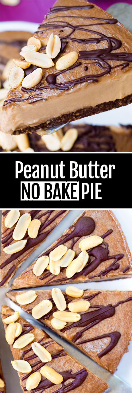 5 Ingredient Peanut Butter Pie - NO cool whip, and NO cream cheese! 5 Ingredient Peanut Butter Pie - NO cool whip, and NO cream cheese!