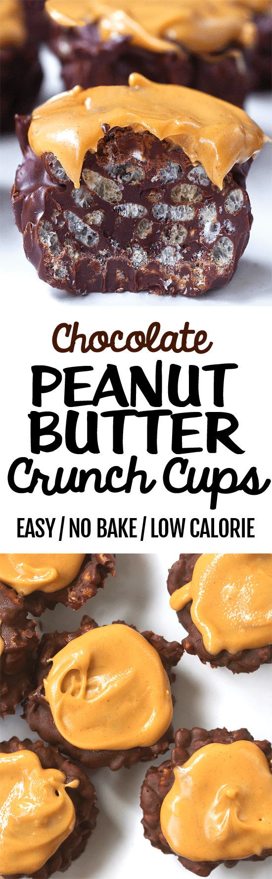 3 Ingredient Chocolate Peanut Butter Crunch Cups 3 Ingredient Chocolate Peanut Butter Crunch Cups