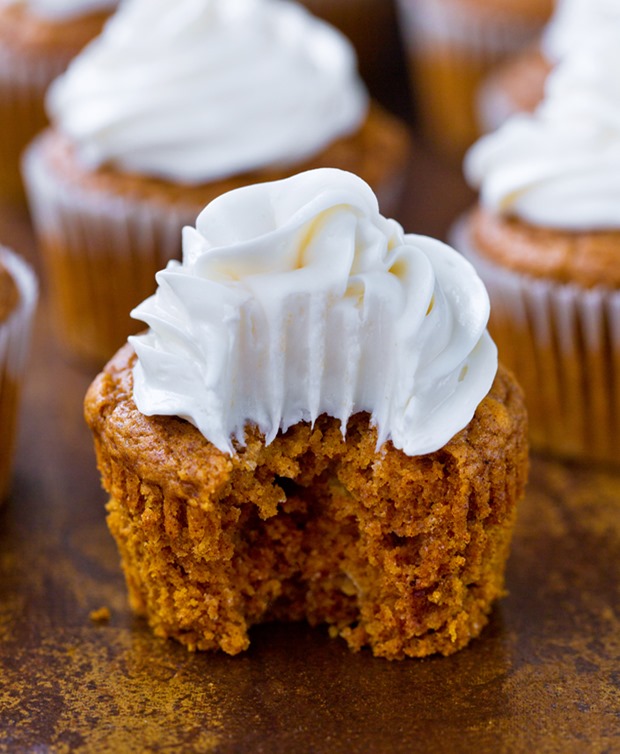 Pumpkin Cupcakes with cream cheese frosting Pumpkin Cupcakes with cream cheese frosting