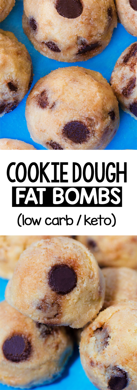 LOW CARB Keto Cookie Dough Fat Bombs Recipe LOW CARB Keto Cookie Dough Fat Bombs Recipe
