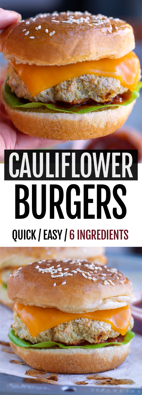 6-Ingredient Cauliflower Burgers With Vegan And Keto Options 6-Ingredient Cauliflower Burgers With Vegan And Keto Options