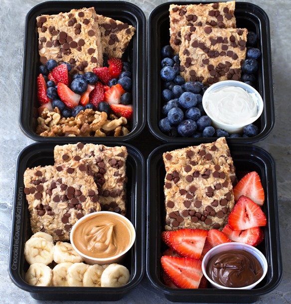 Breakfast Meal Prep Oatmeal Bars (4 Ways) Breakfast Meal Prep Oatmeal Bars (4 Ways)