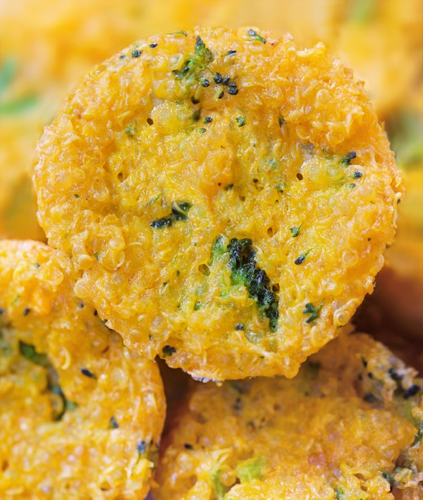 Broccoli Cheddar Quinoa Bites Broccoli Cheddar Quinoa Bites