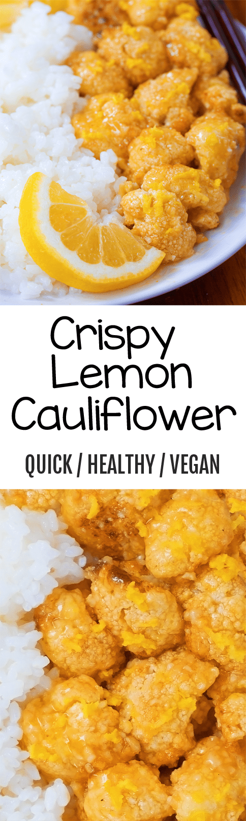 Crispy Lemon Cauliflower, this recipe was SO good! Crispy Lemon Cauliflower, this recipe was SO good!